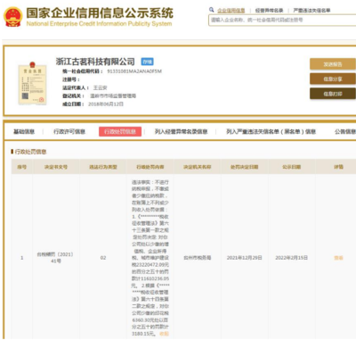 被罰超1161萬元!古茗奶茶店因偷逃稅成熱搜第一